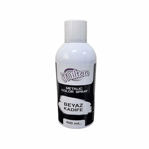 MİLTON KADİFE SPREY BOYA 400 ML BEYAZ
