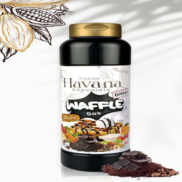 CACAO HAVANA EXRTA BİTTER WAFFLEE SOS 1000 GR ŞİŞE