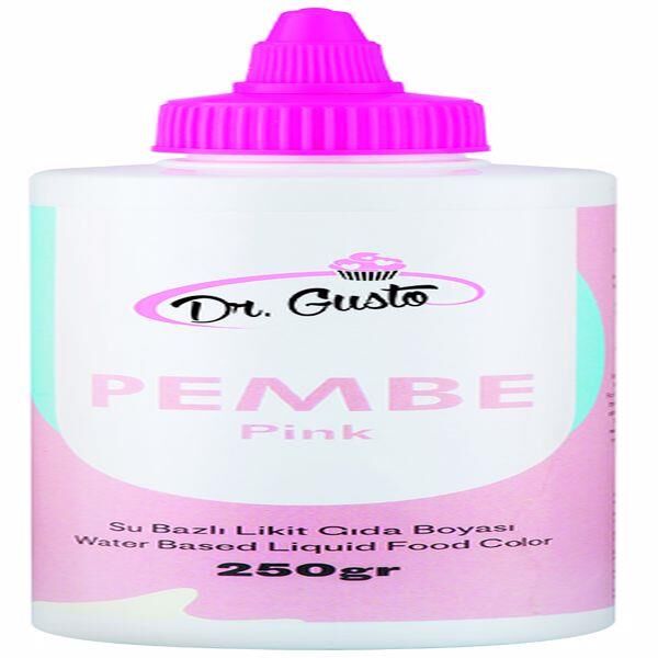 DR GUSTO 250 ML LİKİT BOYA PEMBE