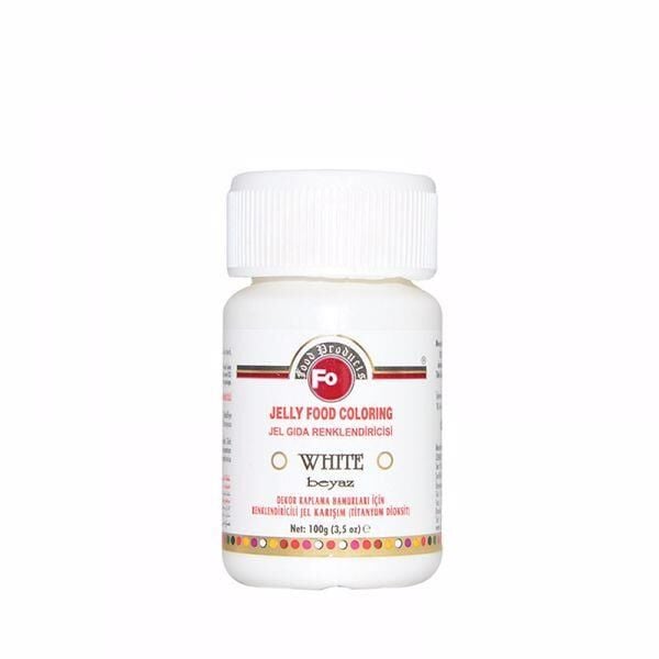 FO BEYAZ JEL GIDA RENKLENDİRİCİSİ 100 GR