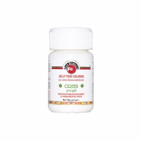 FO YEŞİL JEL GIDA RENKLENDİRİCİSİ 100 GR