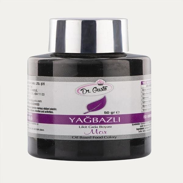 DR GUSTO 50 GR YAĞ BAZLI LİKİT BOYA MOR