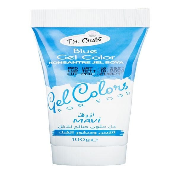 DR GUSTO 100 GR JEL BOYA TÜP KONSANTRE MAVİ