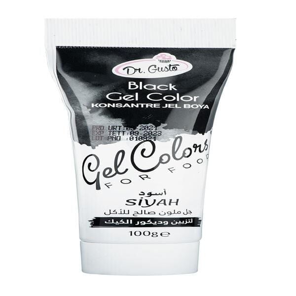 DR GUSTO 100 GR JEL BOYA TÜP KONSANTRE SİYAH