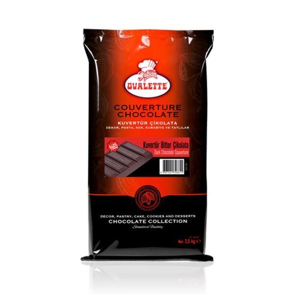 050-441 OVALETTE KUVERTÜR EXT BİTTER %65 2,5 KG