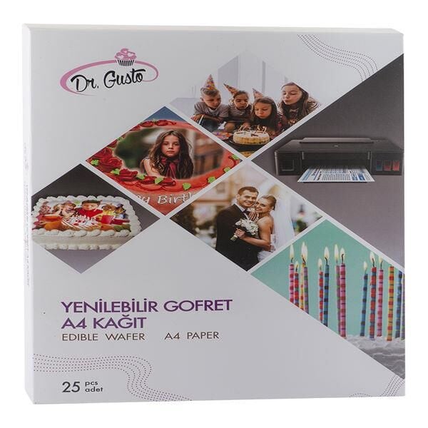 DR GUSTO GOFRET RESİM KAĞIDI A4 24 LÜ