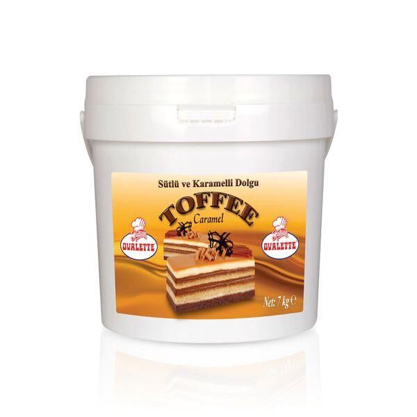 005-099 OVALETTE TOFFE SÜTLÜ KARAMEL KREMA 7 KG