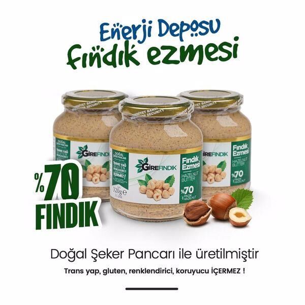 GİRE FINDIK EZMESİ-320 GR KAVANOZ