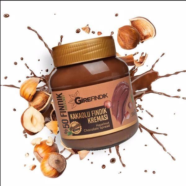 GİRE FINDIK KAKAOLU FINDIK KREMASI 350 GR KAVANOZ