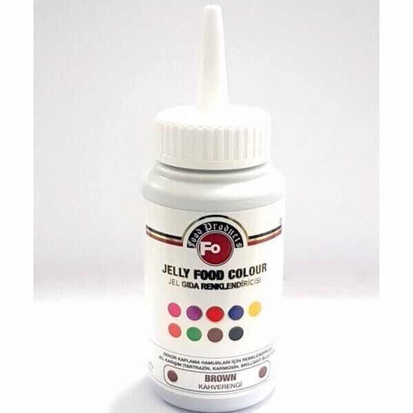 FO KAHVERENGİ JEL GIDA RENKLENDİRİCİSİ 160 GR